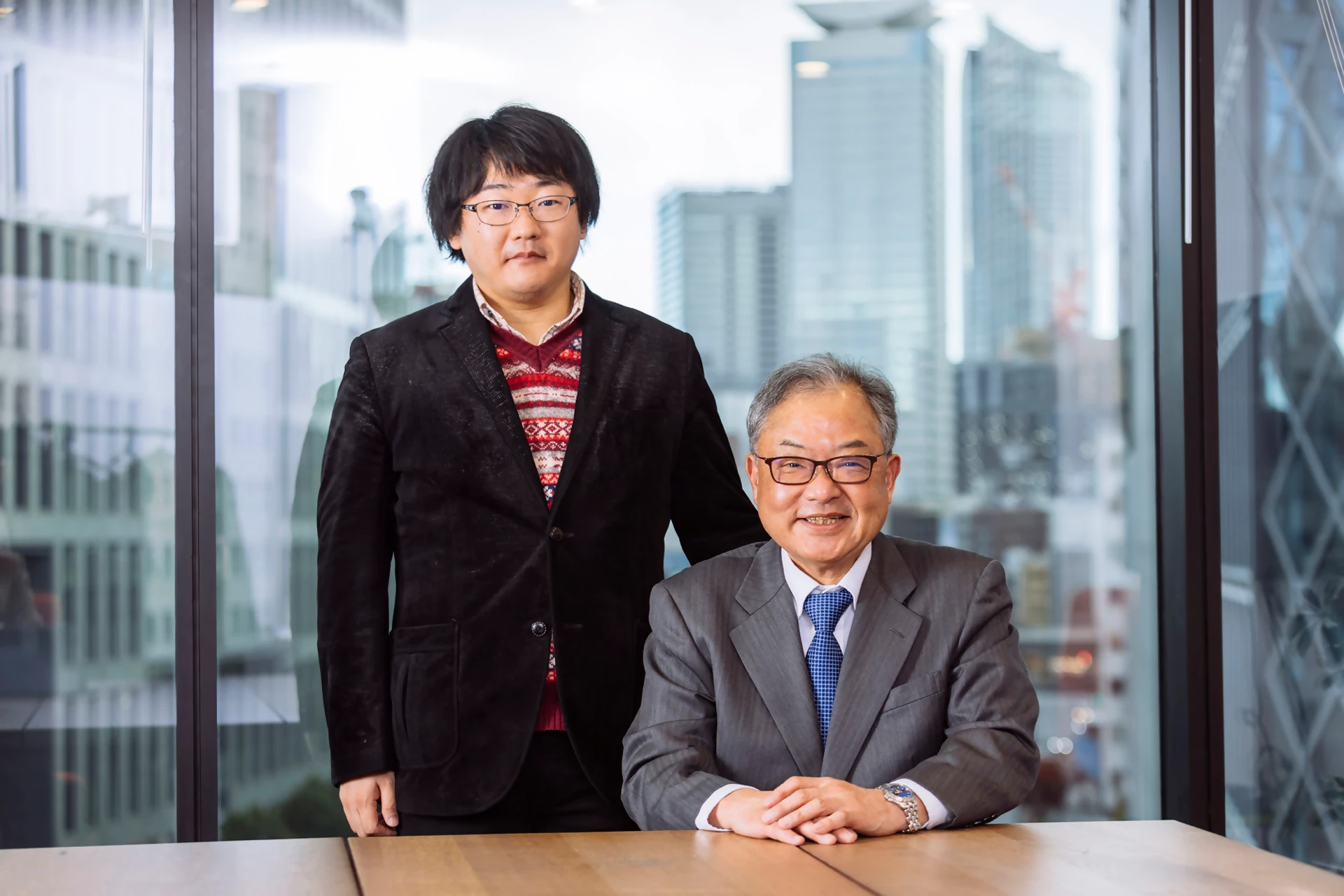 Professor Hideto Kojima and Fumihisa Kojima