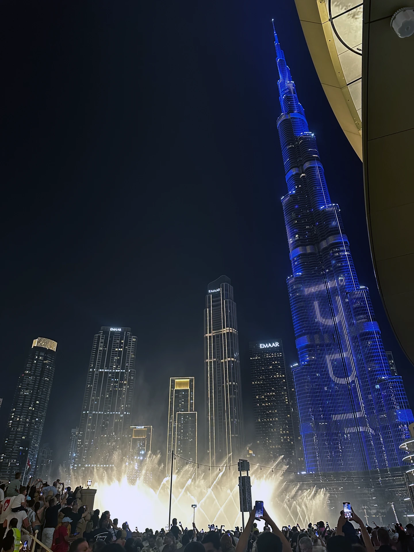 Dubai Fountain and Burj Khalifa